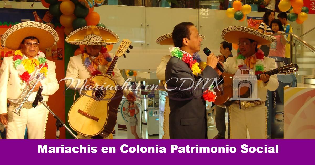 Mariachis en Colonia Patrimonio Social